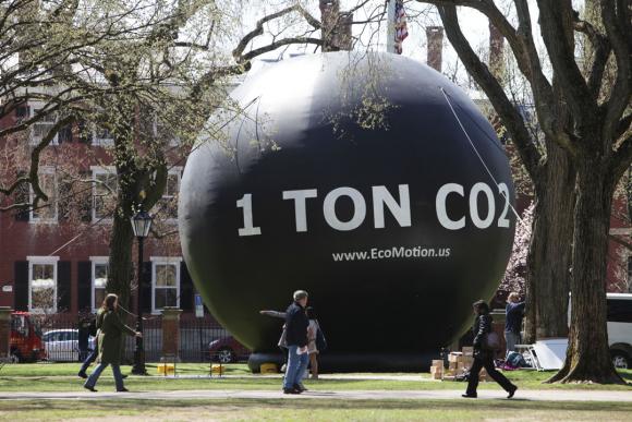 1 ton CO2, Brown University